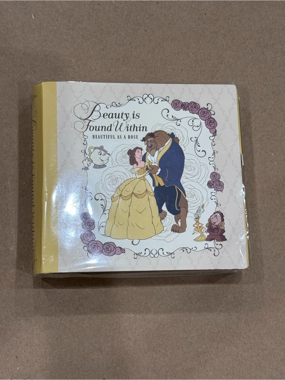 Daiso x Disney Beauty and the Beast Book Type Gift Box NWT